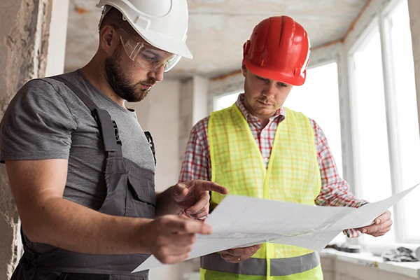Ki generierter Inhalt: Abstimmung und Koordination von Bauabläufen auf einer Baustelle